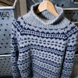 Retrosweater 03 - strik i Hyrdegarn