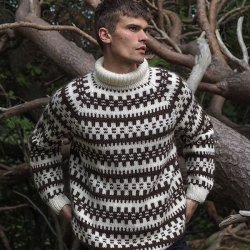 billede retrosweater fra Hjelholt