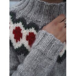 Rubysweater - flot strik i Hyrdegarn