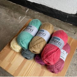 Merci - garn 50 % uld 50 % bomuld