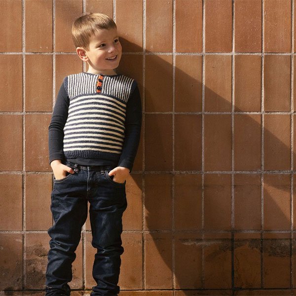 Skibsdreng - strik en fin vest