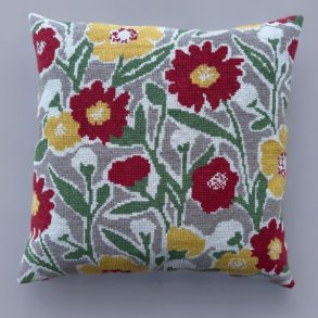 billede stramajpuden Sommerflora fra Baldyre