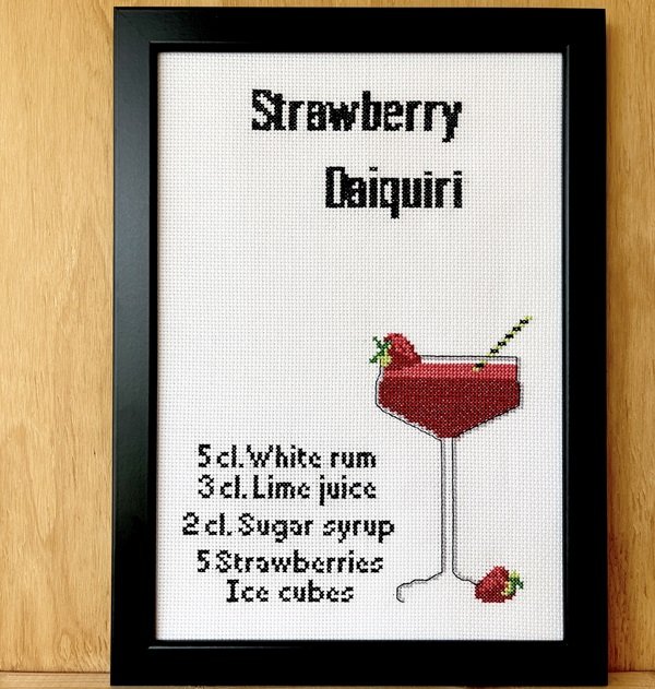 Strawberry Daiquiri - ophng med broderi