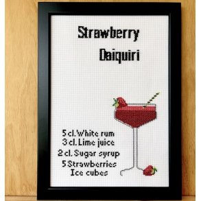 Strawberry Daiquiri - ophng med broderi