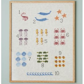 Tlle til ti ophng med broderi