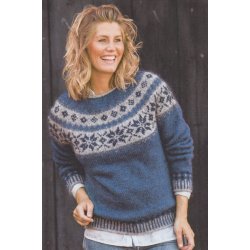 Sweater med stjernebort - Hndvrksgarn