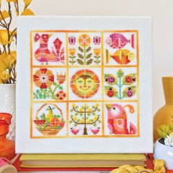 Verano - broderimnster fra Satsuma