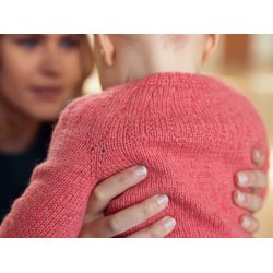 strikkekit til babytr�je set bagfra