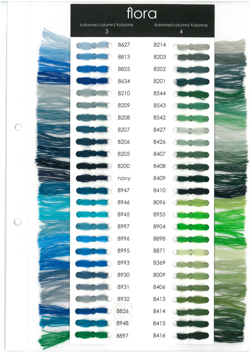 Flora Wool broderigarn