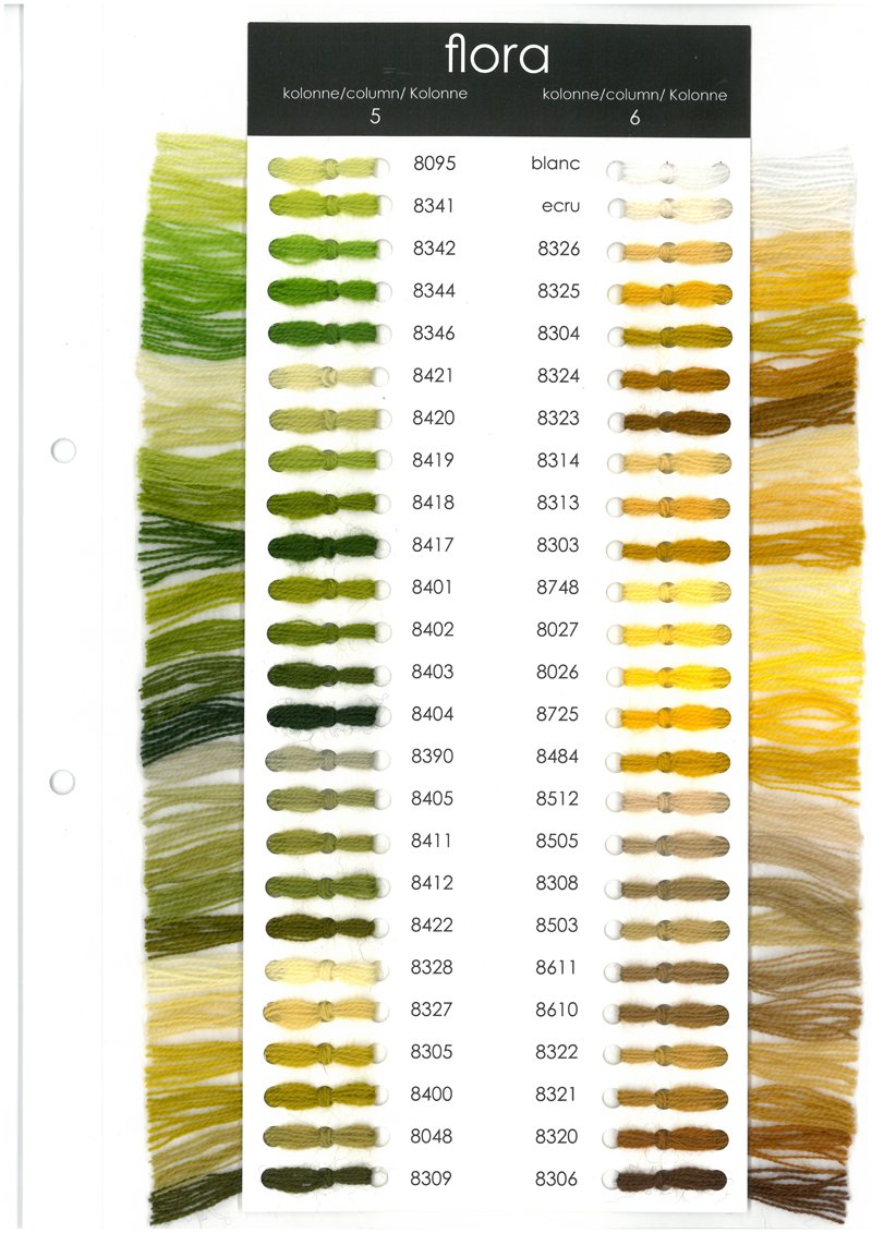 Flora Wool broderigarn