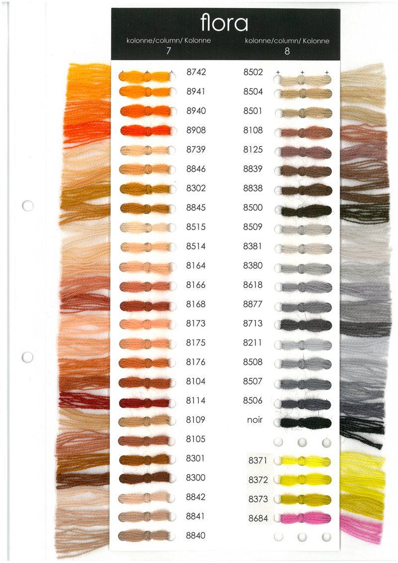 Flora Wool broderigarn