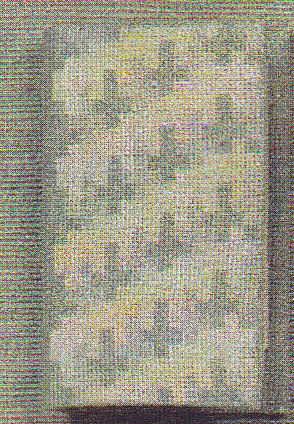 Kors - salmebogsomslag med broderi