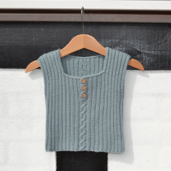 Strikkekit til lille vest