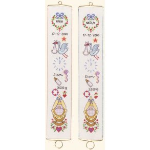 D�bsklokkestreng med broderi