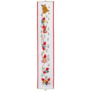 Nisser i tov - julekalender med broderi