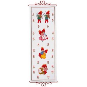 Nissebal - julekalender med broderi