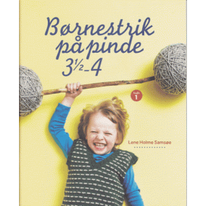 Brnestrik p pinde 3-4 - strikkebog