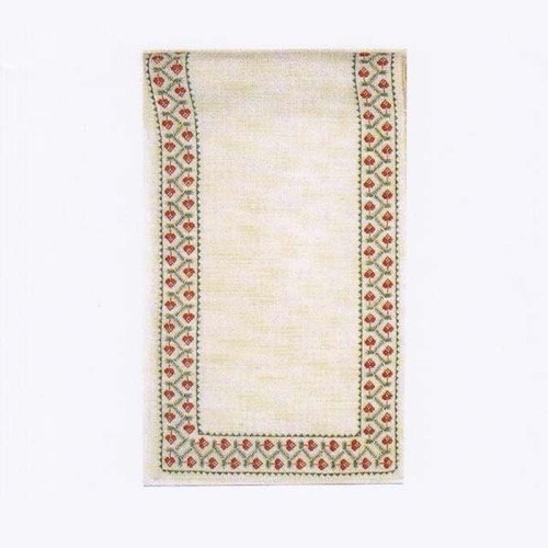 Grangrene og hjerter - julelber med broderi