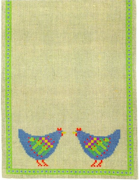 Bl Hns - Pskelber  med broderi