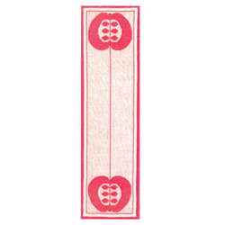 "Rde bler" - julelber med broderi