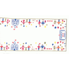 Fdselsdag - lber med broderi