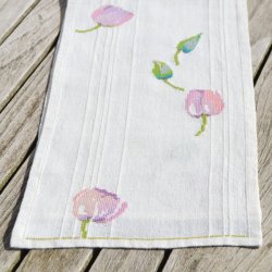 Tulipan - lber med broderi 