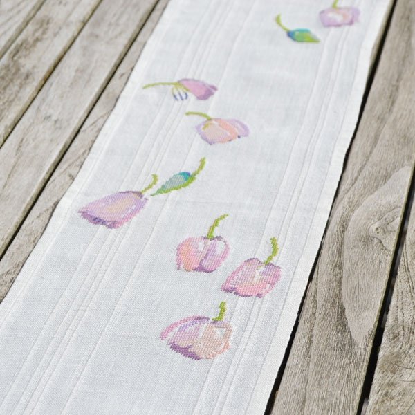 Tulipan - lber med broderi 