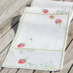 "Jordbr" - lber med broderi