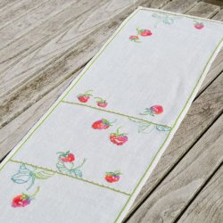 "Jordbr" - lber med broderi