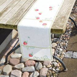 "Jordbr" - lber med broderi