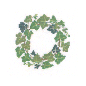 Vedbend - mellemlgsserviet med broderi