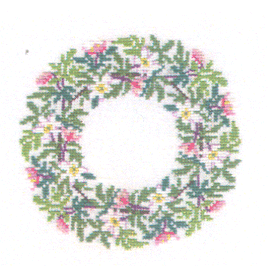 Anemone -  mellemlægserviet med broderi