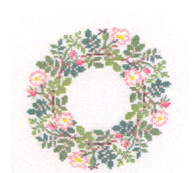 Vild rose - mellemlgsserviet