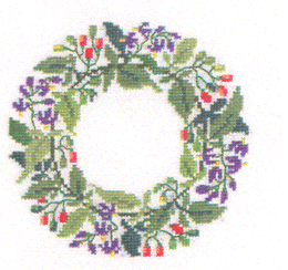 Bittersd natskygge - mellemlgsserviet med broderi