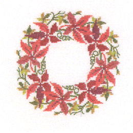 Vildvin - mellemlgsserviet med broderi