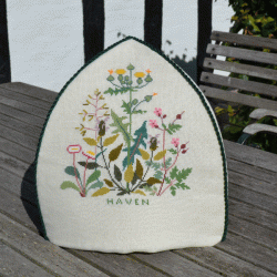 Haven-Skoven-Vejen - tehtte med broderi