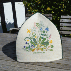 Haven-Skoven-Vejen - tehtte med broderi