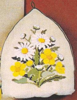 Forrsbuket - tehtte med broderi