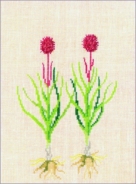 Brunkulle - ophæng med broderi