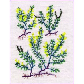 Hret visse - ophng med broderi