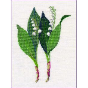 Liljekonval - ophng med broderi