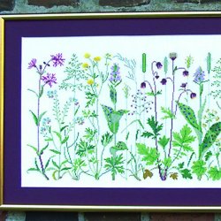 Engens Blomster - brodr et smukt ophng