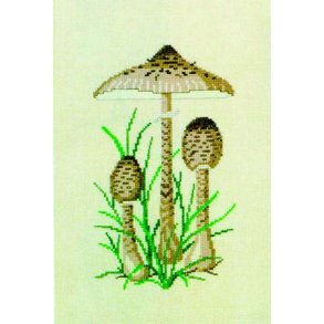 Stor Parasolhat - ophng med broderi