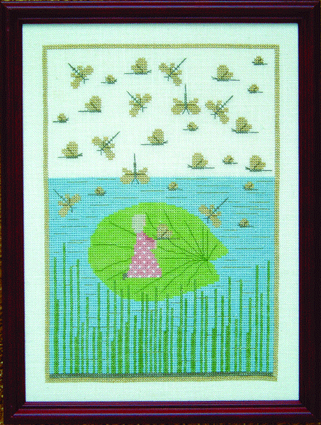 Tommelise - ophng med broderi