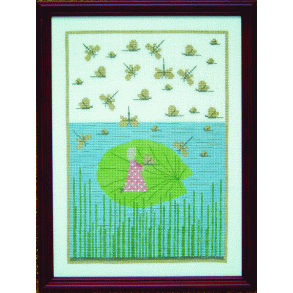 Tommelise - ophng med broderi