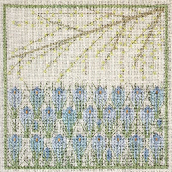 Krokus - ophng med broderi