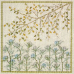 Mandstro - ophng med broderi