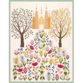 Lille Ida's Blomster - oph�ng med broderi