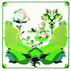 Tommelise - ophng med broderi