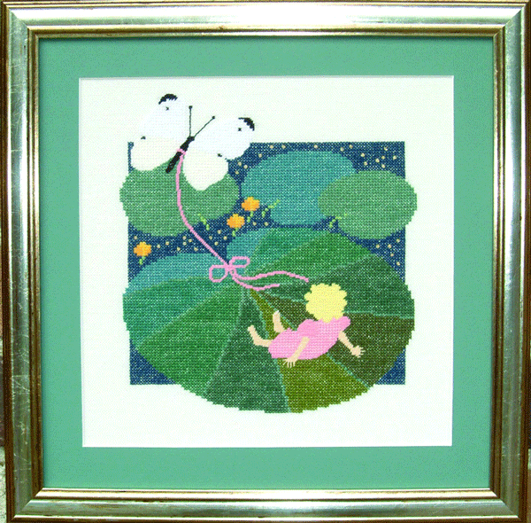 Tommelise - ophng med broderi